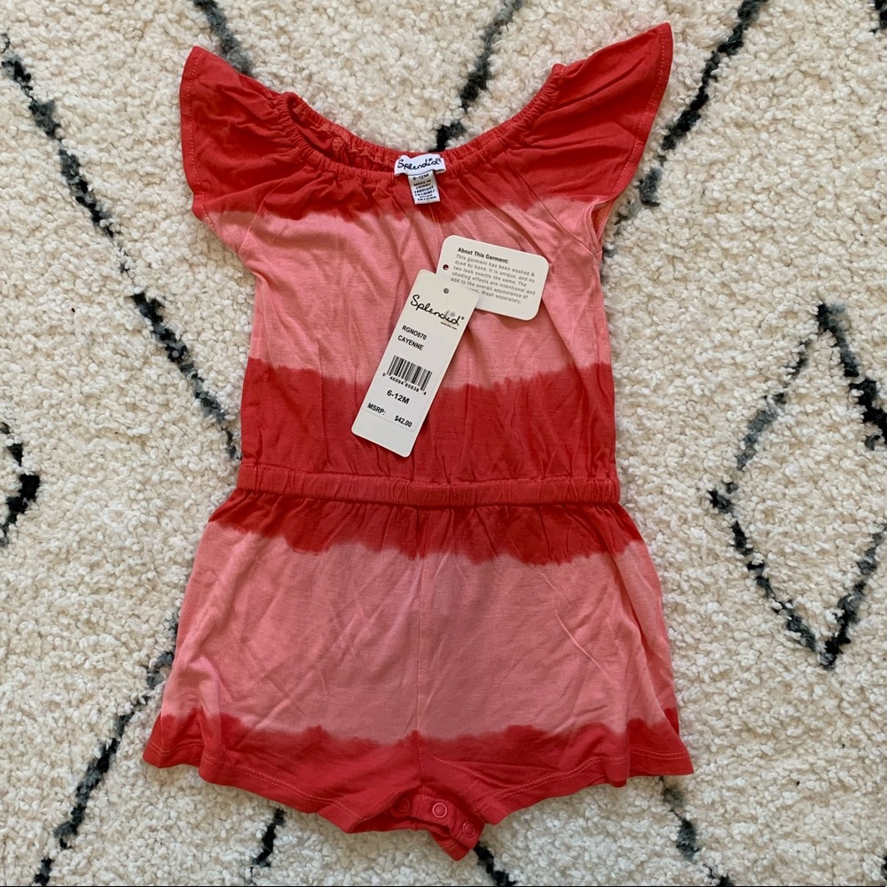 🆕 NWT Splendid Tie Dye Romper 6-12 months